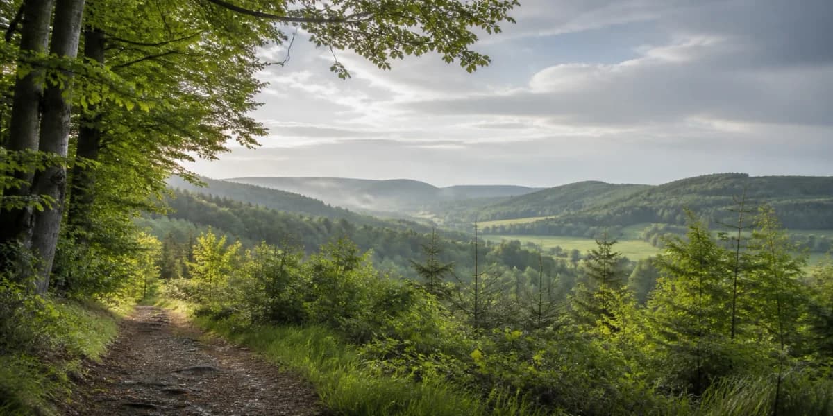 Routenbild für die Beste Wahl: eine ruhige Waldrunde in Nordrhein-Westfalen