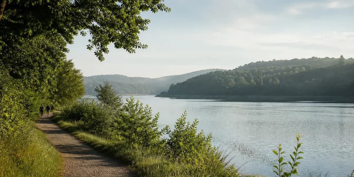 Routenbild für die Robuste Alternative: ein sanfter Weg am Wasser in Nordrhein-Westfalen