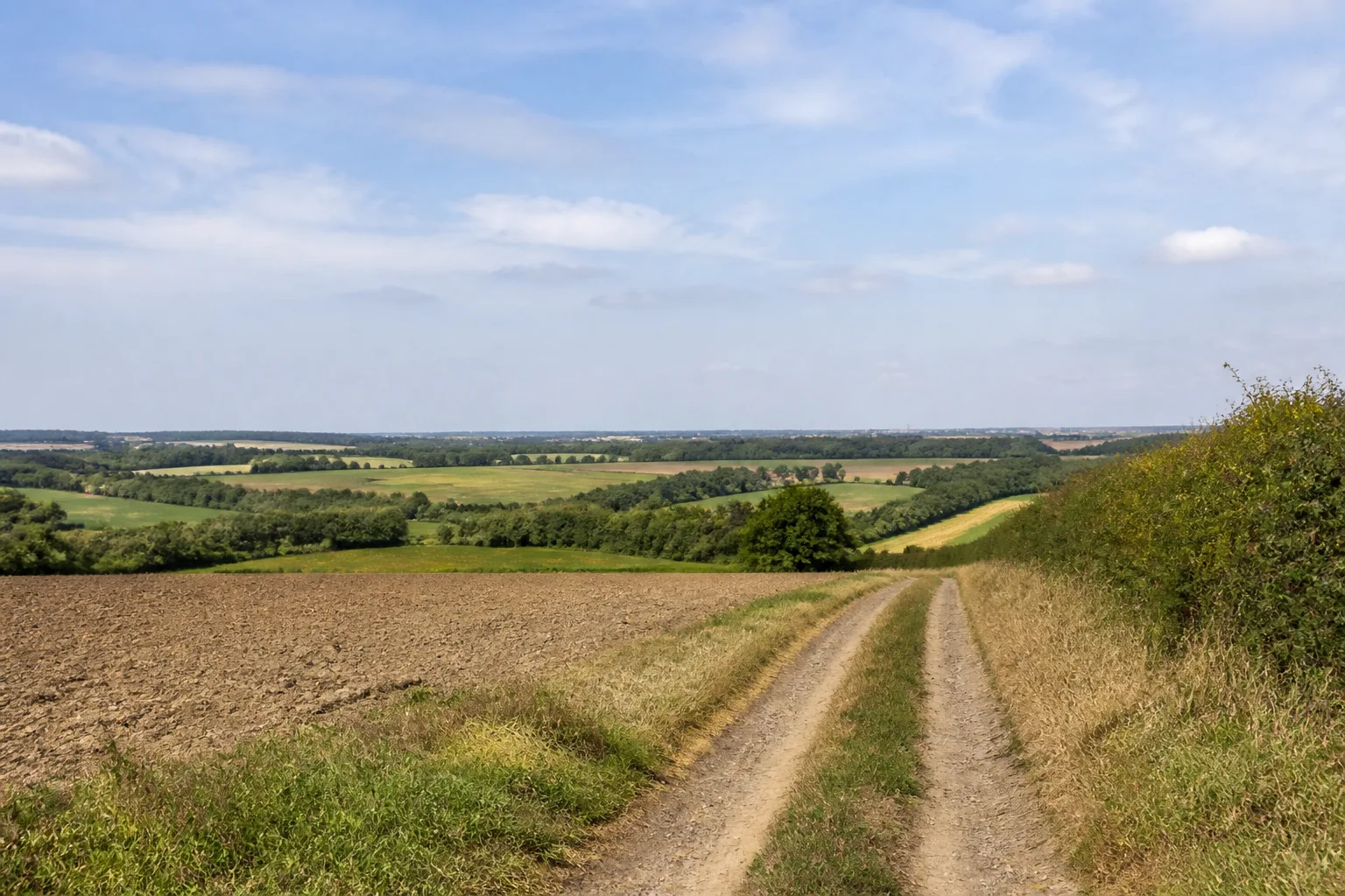 Annapark und Feldflur beim Wandern in Alsdorf