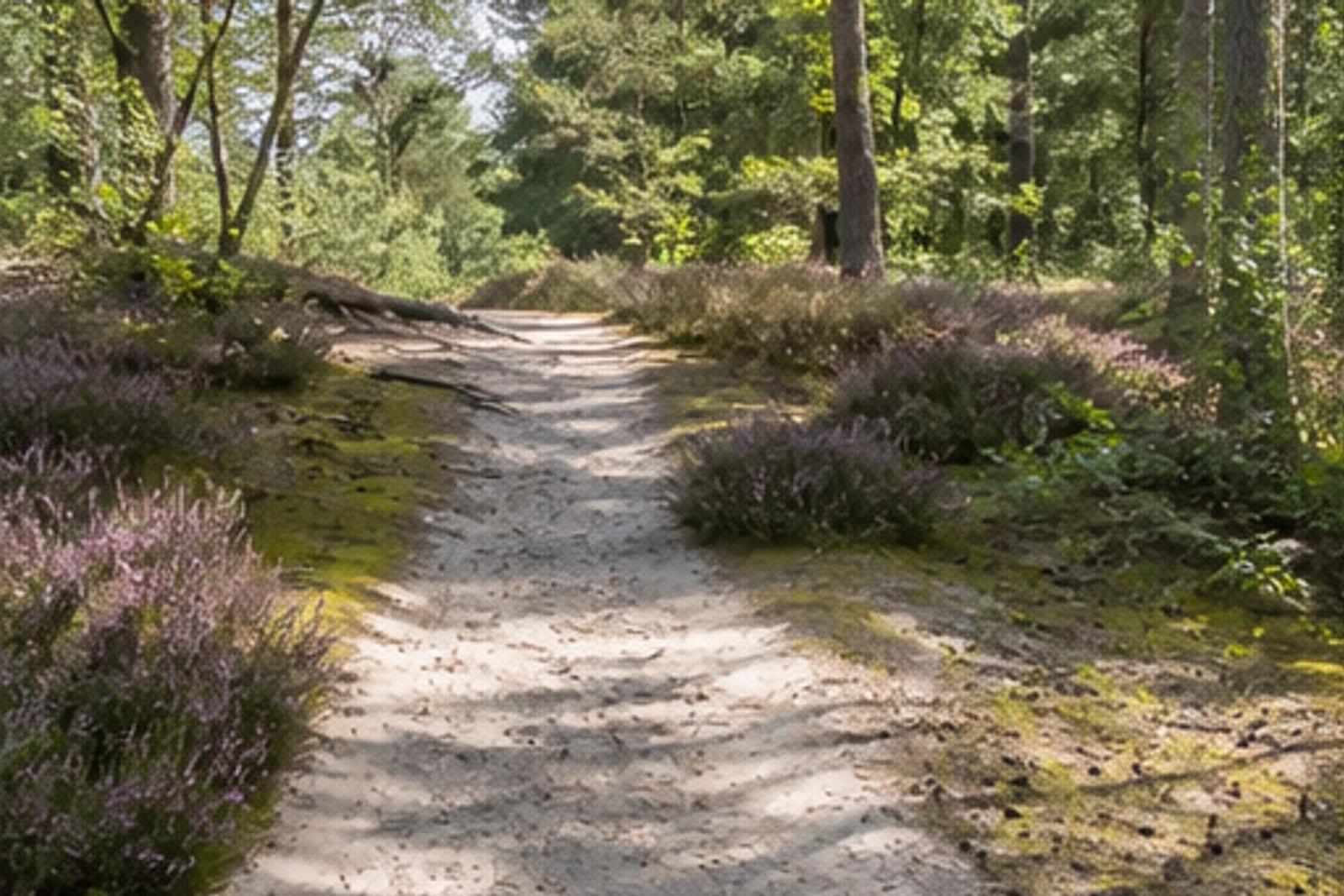 Augustdorf: Sandweg durch das Augustdorfer Dünenfeld