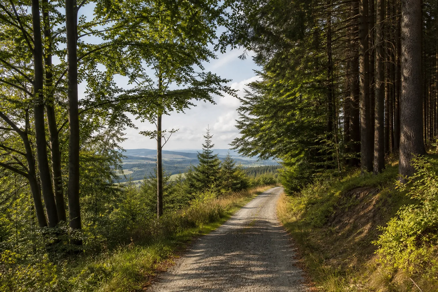 Waldweg am Buchhagen