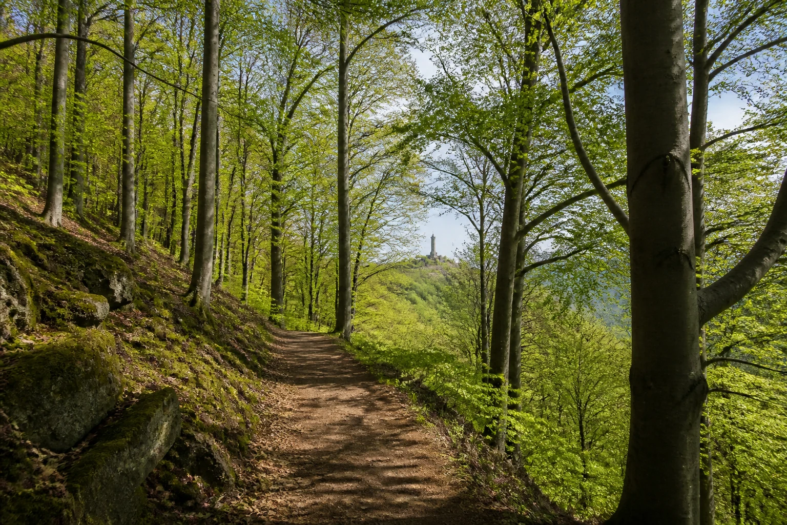 Kaiser-Wilhelm-Weg bei Barkhausen