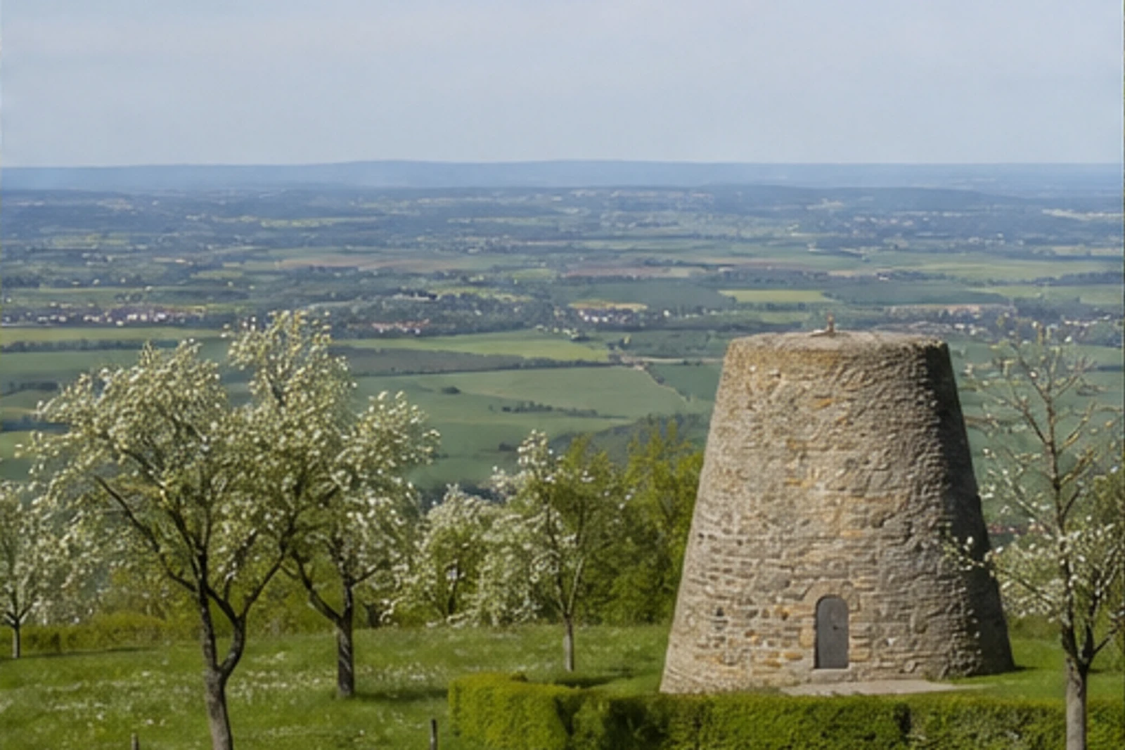 Panorama vom Bromberg bei Alverdissen in Barntrup