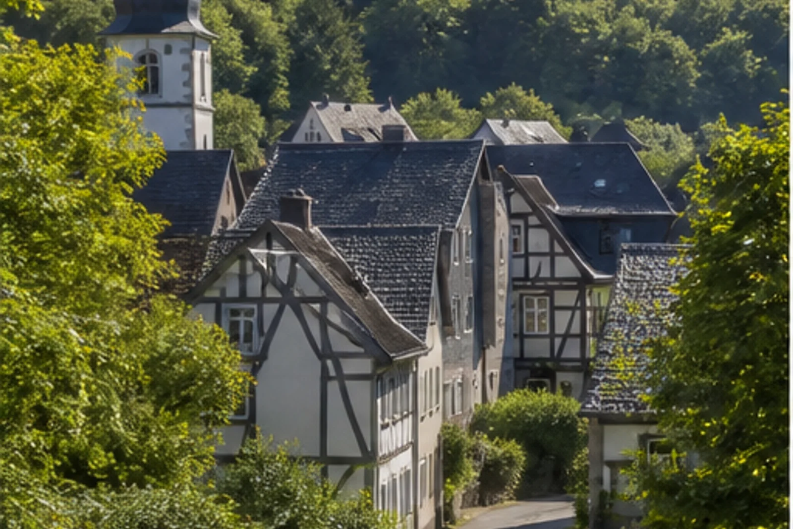 Bergneustadt: Historischer Altstadtrand von Bergneustadt