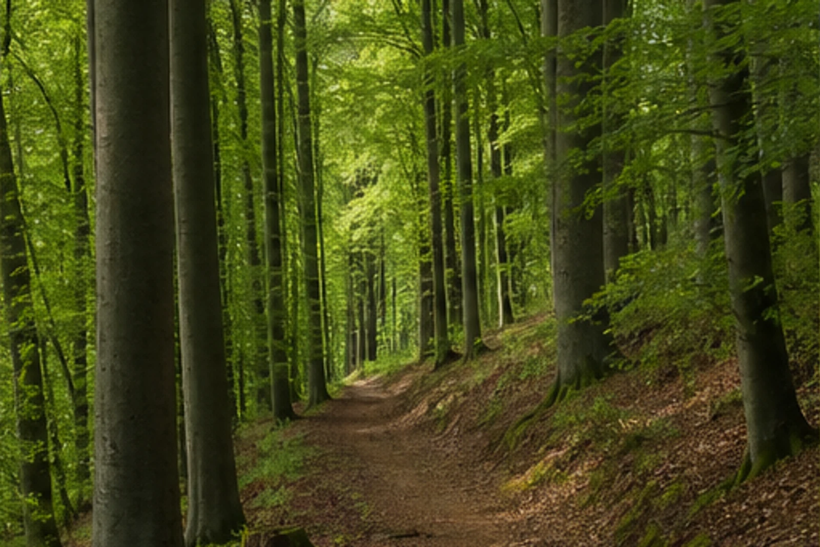 Buchenwald auf dem Hurn bei Blomberg