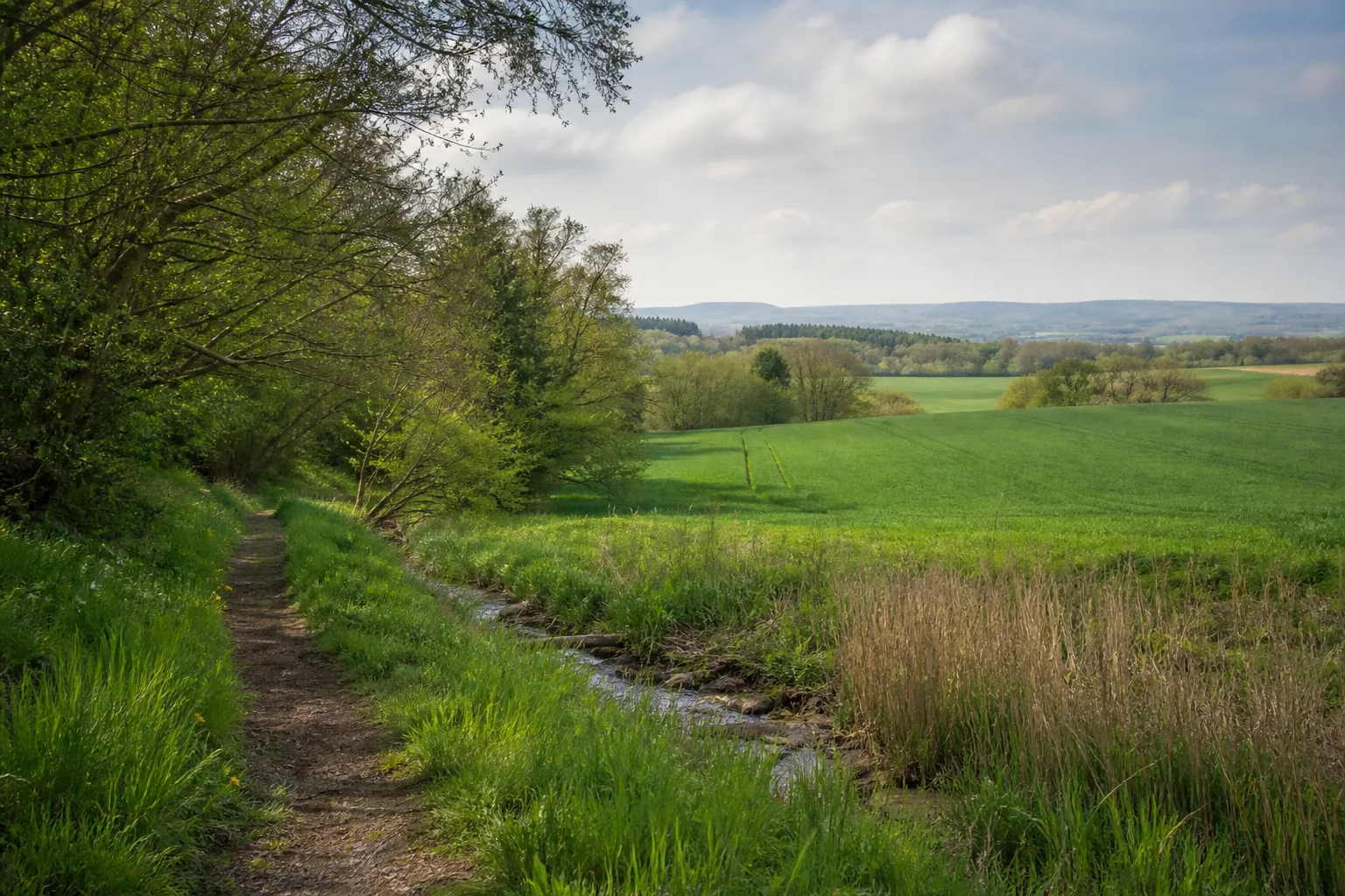 Flierich und Horster Mühle beim Wandern in Bönen