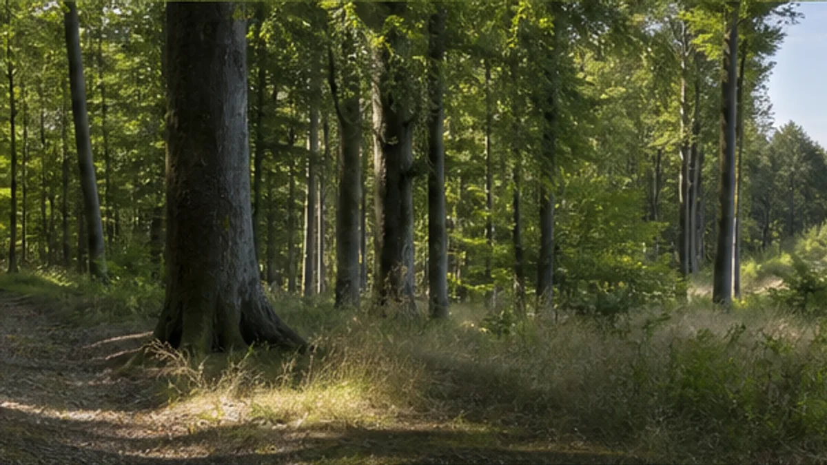 Waldweg auf der Ville bei Walberberg