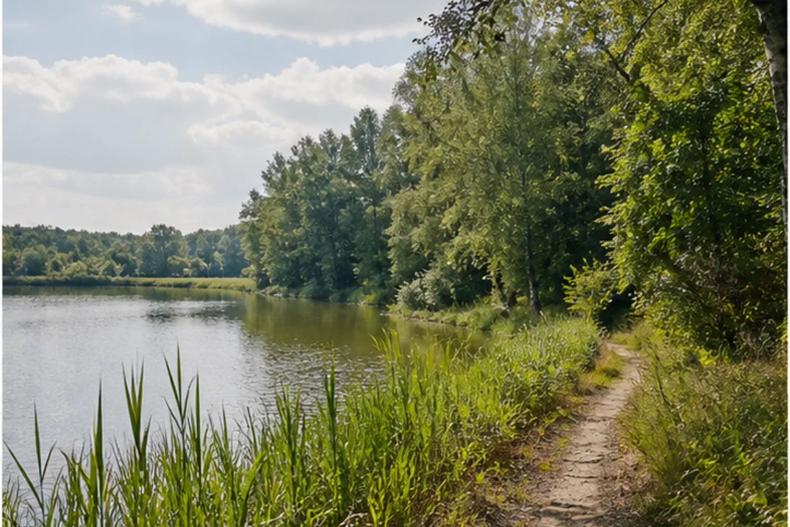 Uferpfad am Borner See