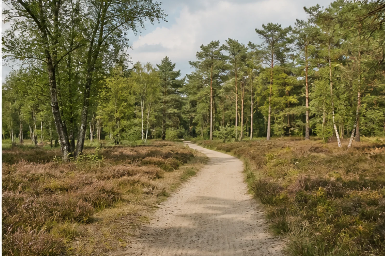 Sandweg durch den Brachter Wald