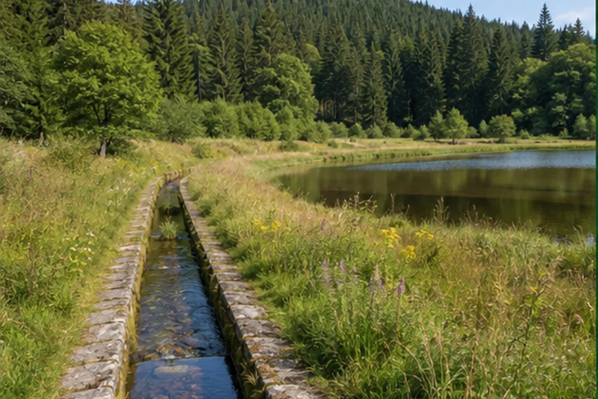 Clausthal-Zellerfeld: Wassergraben bei Clausthal-Zellerfeld