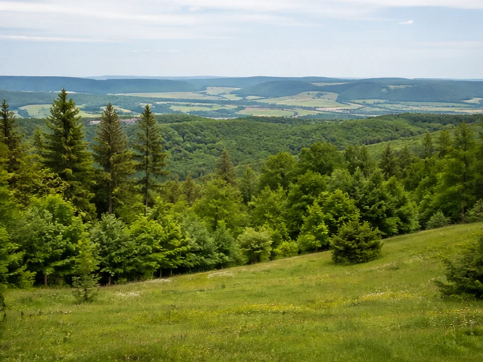 Feuersteiner Höhe: Wiesenweg zwischen Wald und Jurablick