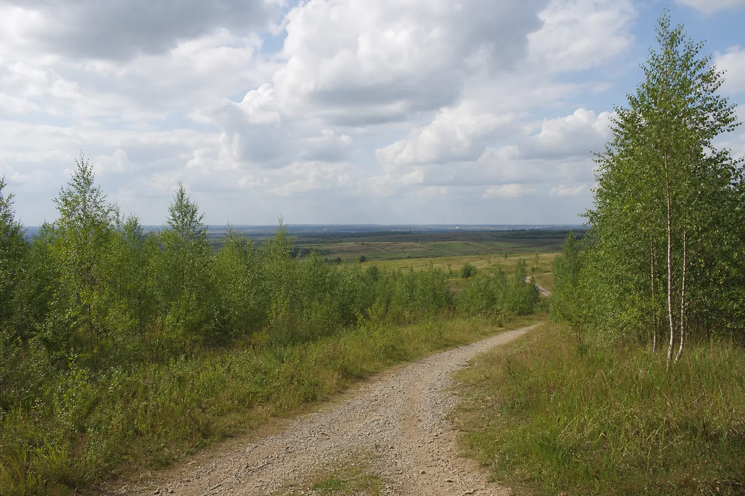 Junger Wald auf der Wiedenfelder Höhe