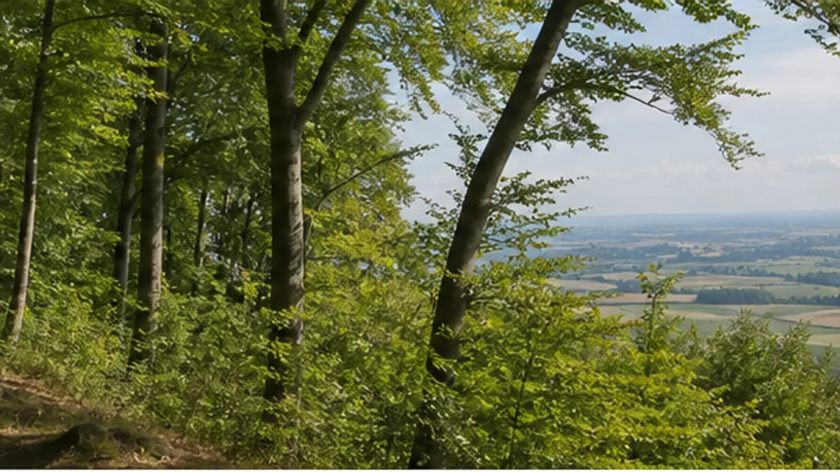 Ense: Waldweg am Fürstenberg