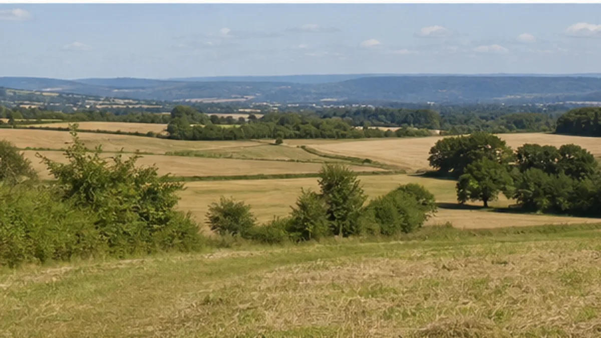 Feldweg über den Haarstrang