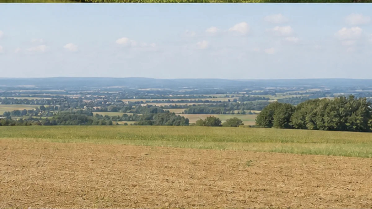 Weite Felder auf der Hohenheide