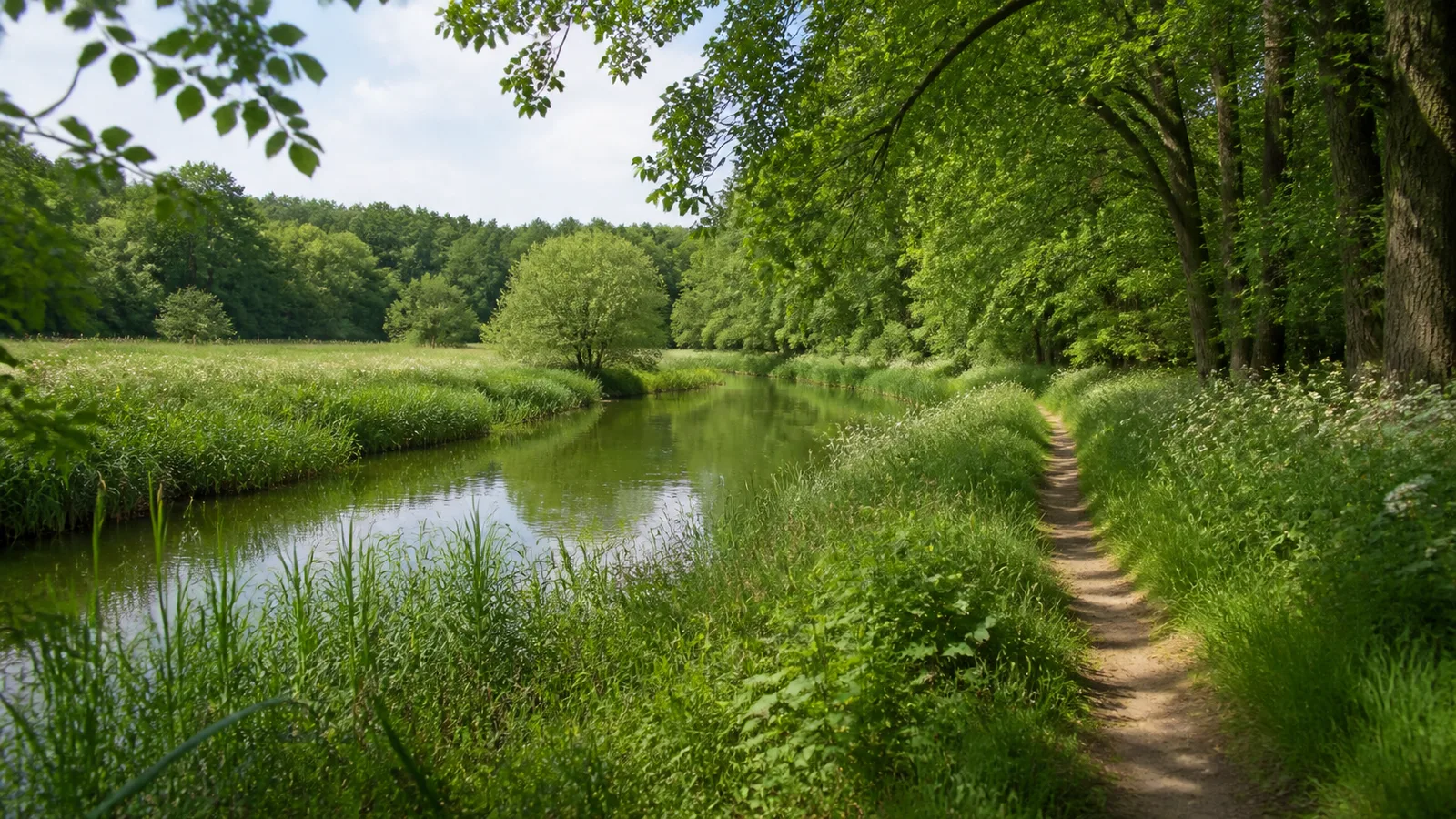 Goch: Nierswanderweg bei Goch-Kessel am Rand des Reichswalds