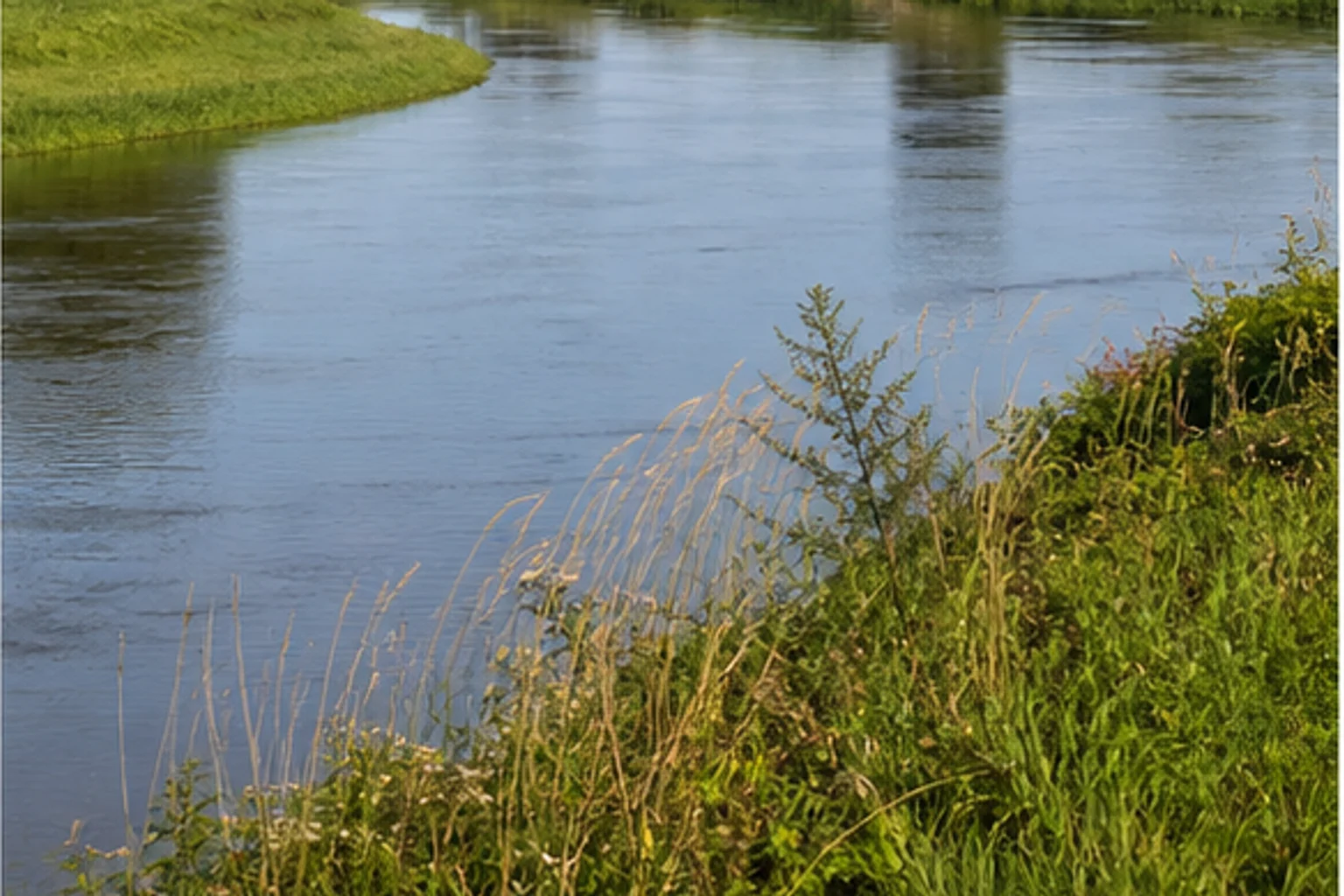 Zweiter Landschaftsraum beim Wandern in Greven