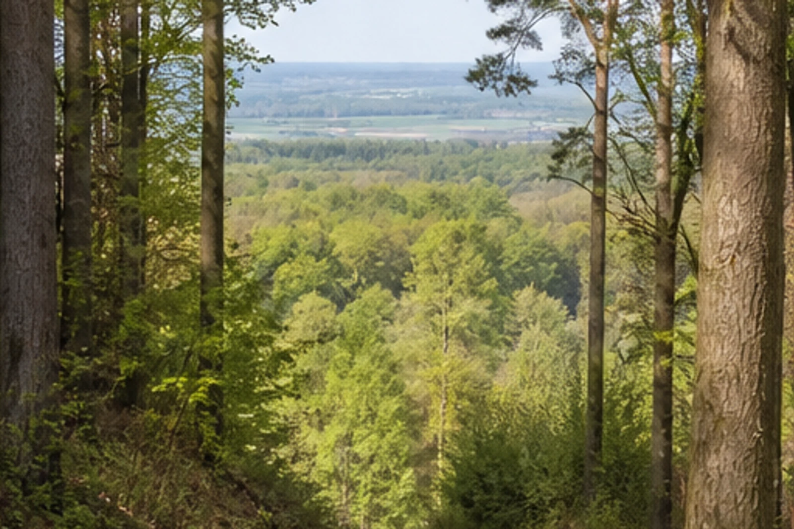 Waldweg in den Brüner Höhen von Hamminkeln