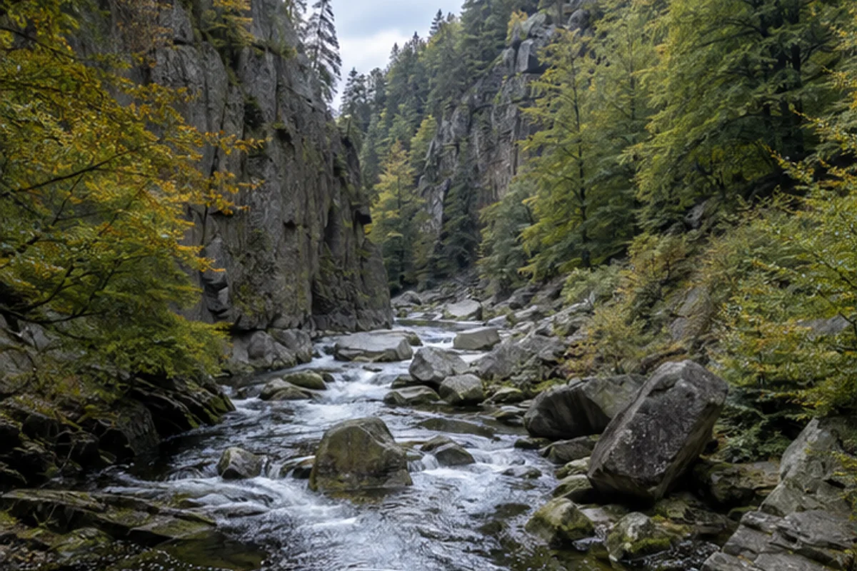 Felsiges Bodetal am Harzer Hexen-Stieg