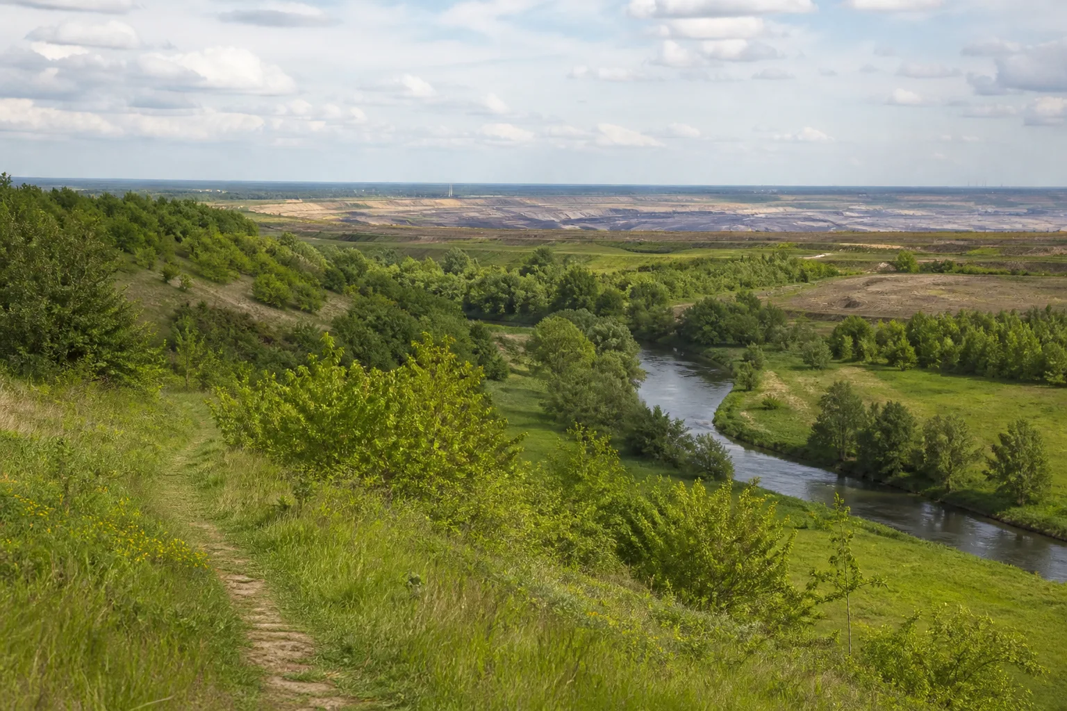 Inden: Indeaue und Landschaftswandel beim Wandern in Inden