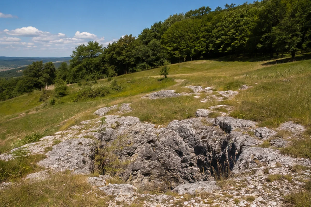 Karstwanderweg Südharz: Karstlandschaft am Karstwanderweg Südharz