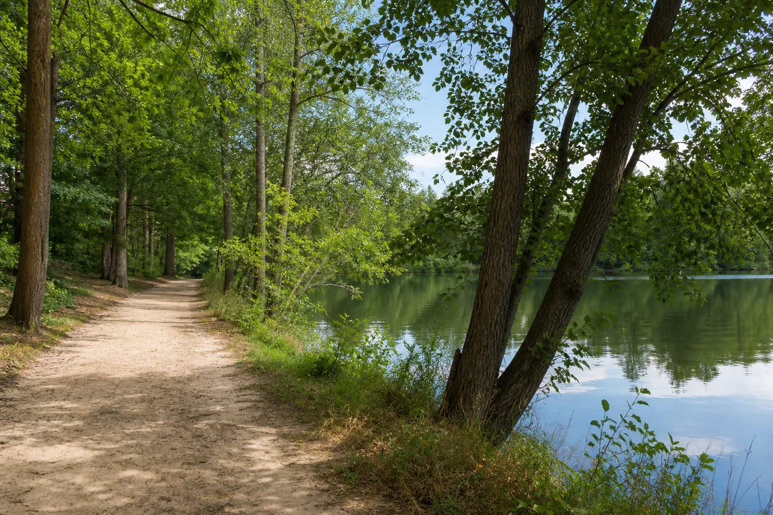 Kendelniederung beim Wandern in Kerken