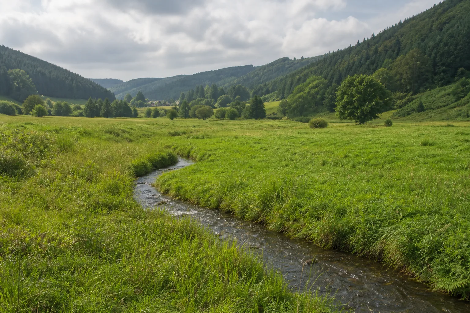 Lenneplätze: Oberes Lennetal bei Lenneplätze