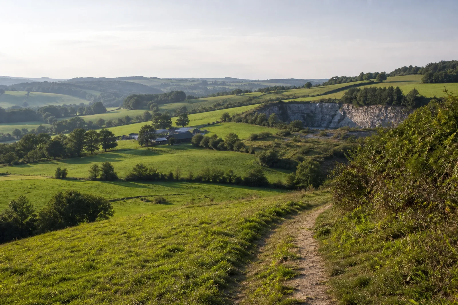Lindlar: Grauwacke-Landschaft bei Lindlar