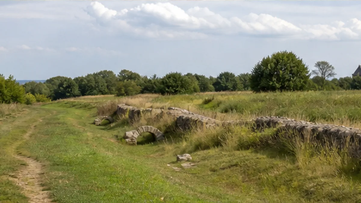 Weg an den Römerkanalspuren bei Lüftelberg