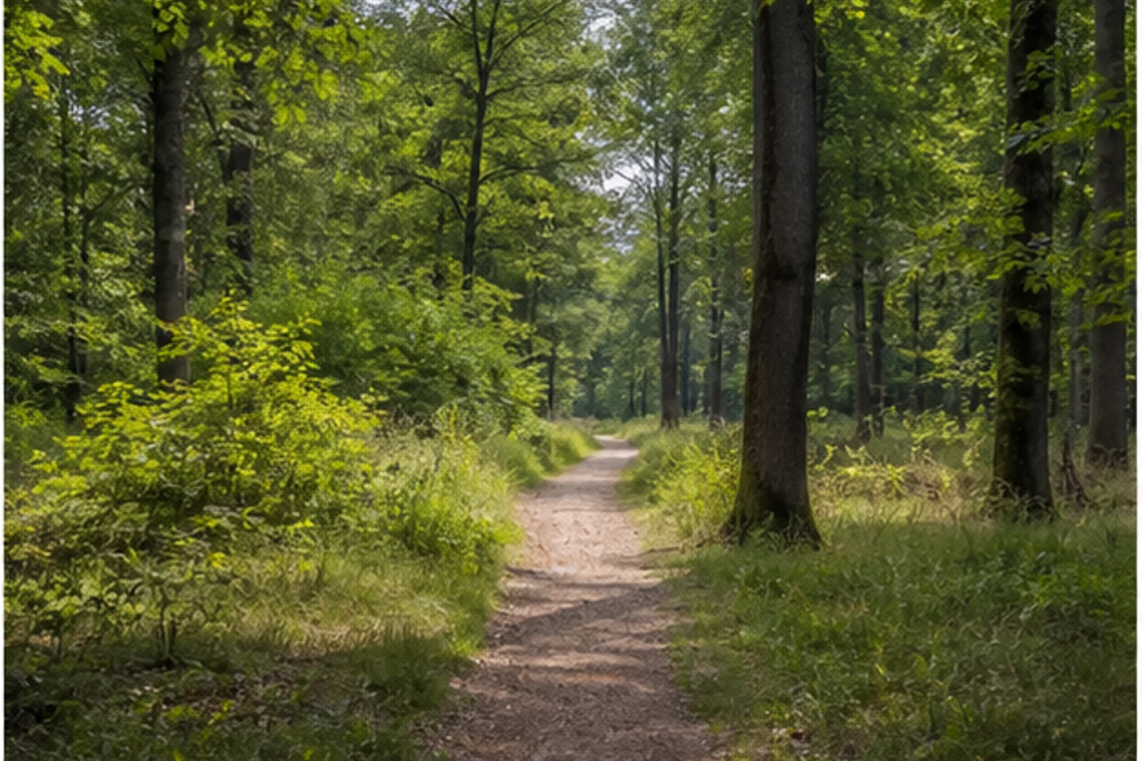 Waldweg auf den Oesberner Höhen