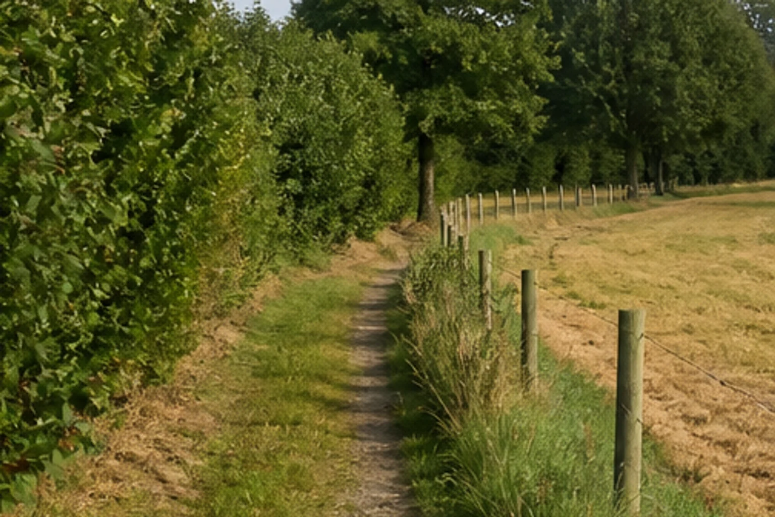 Dritter Landschaftsraum beim Wandern in Mettingen