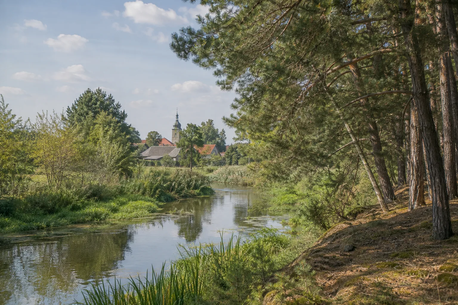 Naturpark Dahme-Heideseen: Prieroser Dahme: Wasserarme und Kiefernwald um einen historischen Dorfkern