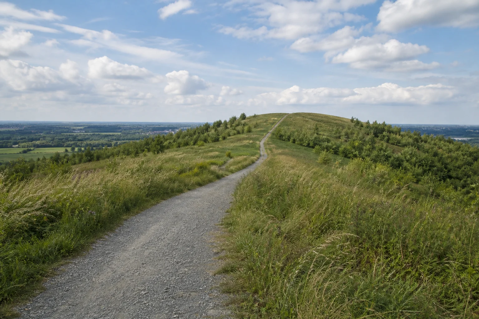 Neukirchen-Vluyn: Wanderweg auf der Halde Norddeutschland