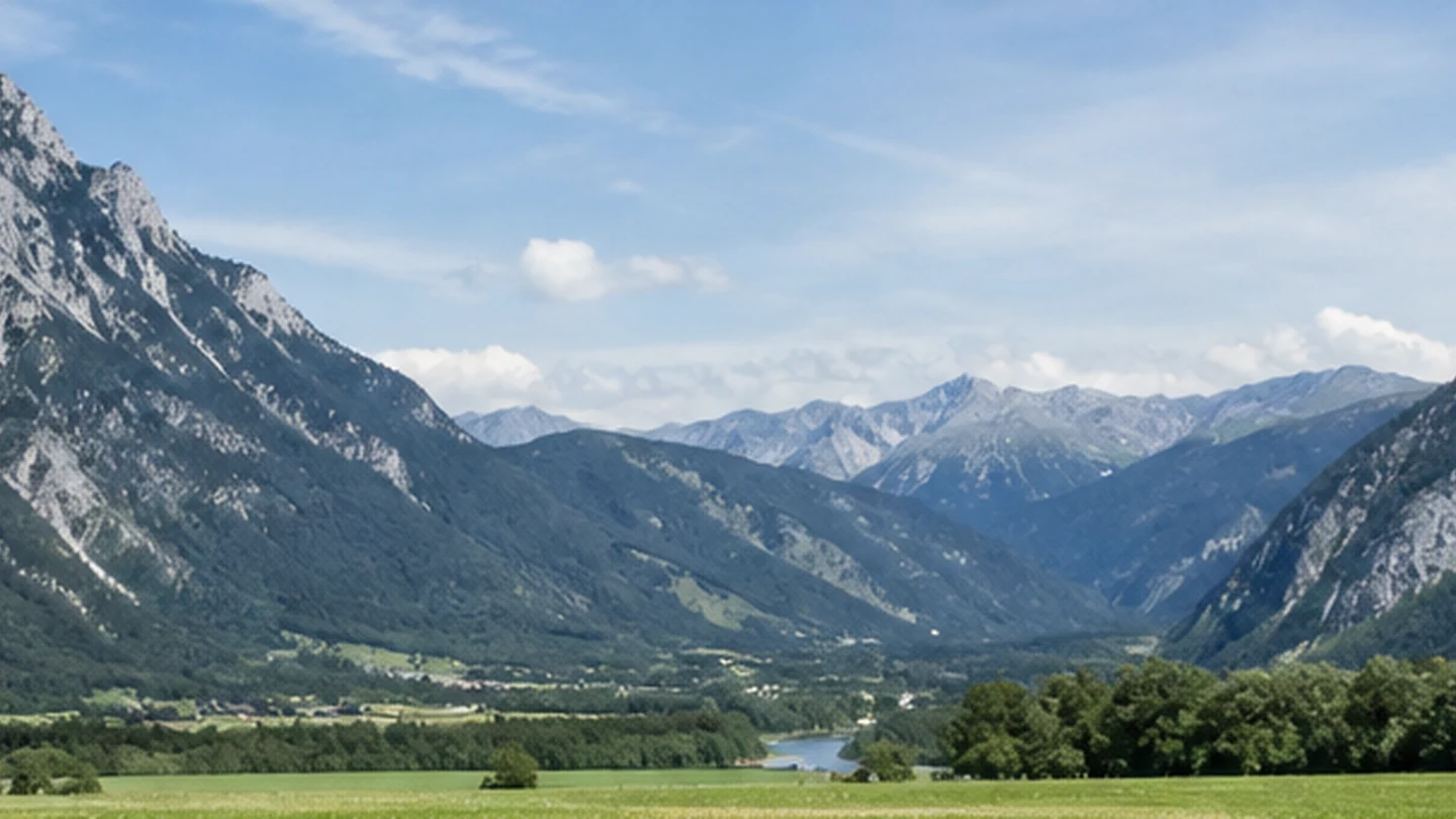 Oberallgäu: Oberallgäu: Illertal: breiter grüner Talboden zwischen Kalkbergen