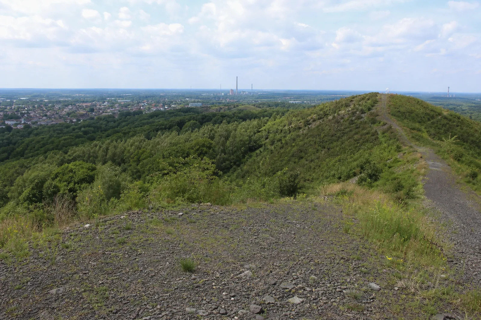 Blick von der Halde über Oer-Erkenschwick