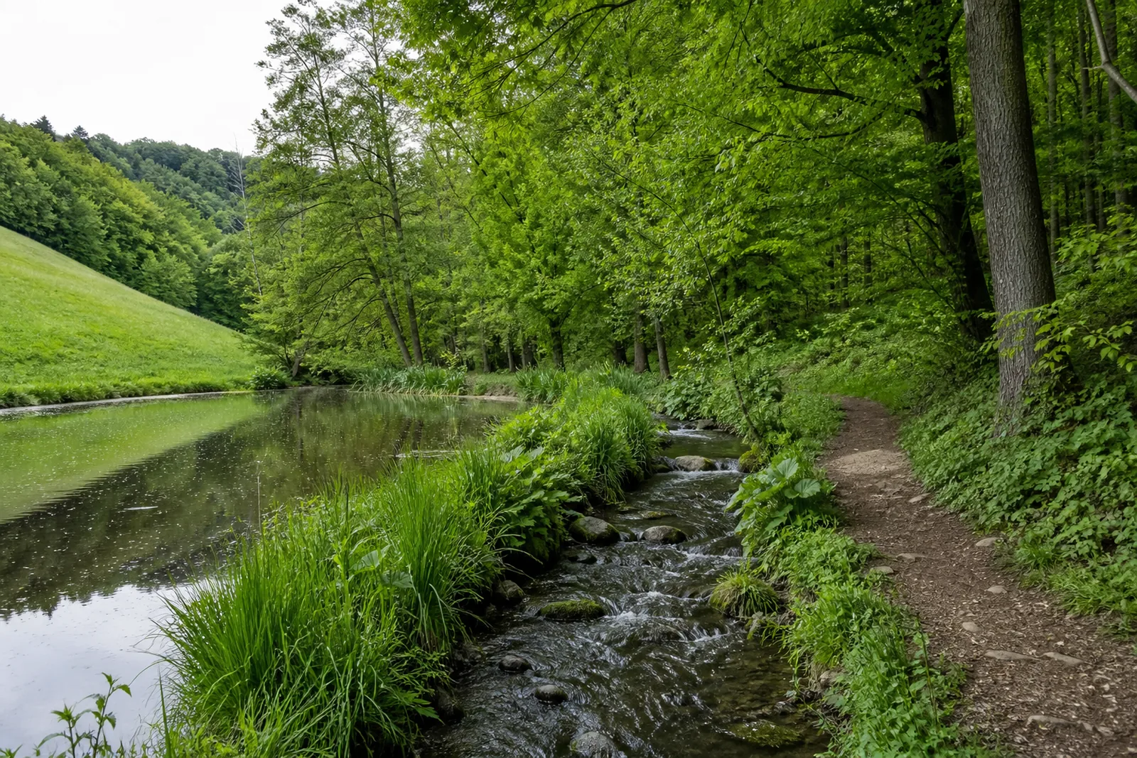 Wanderweg im Uelfetal
