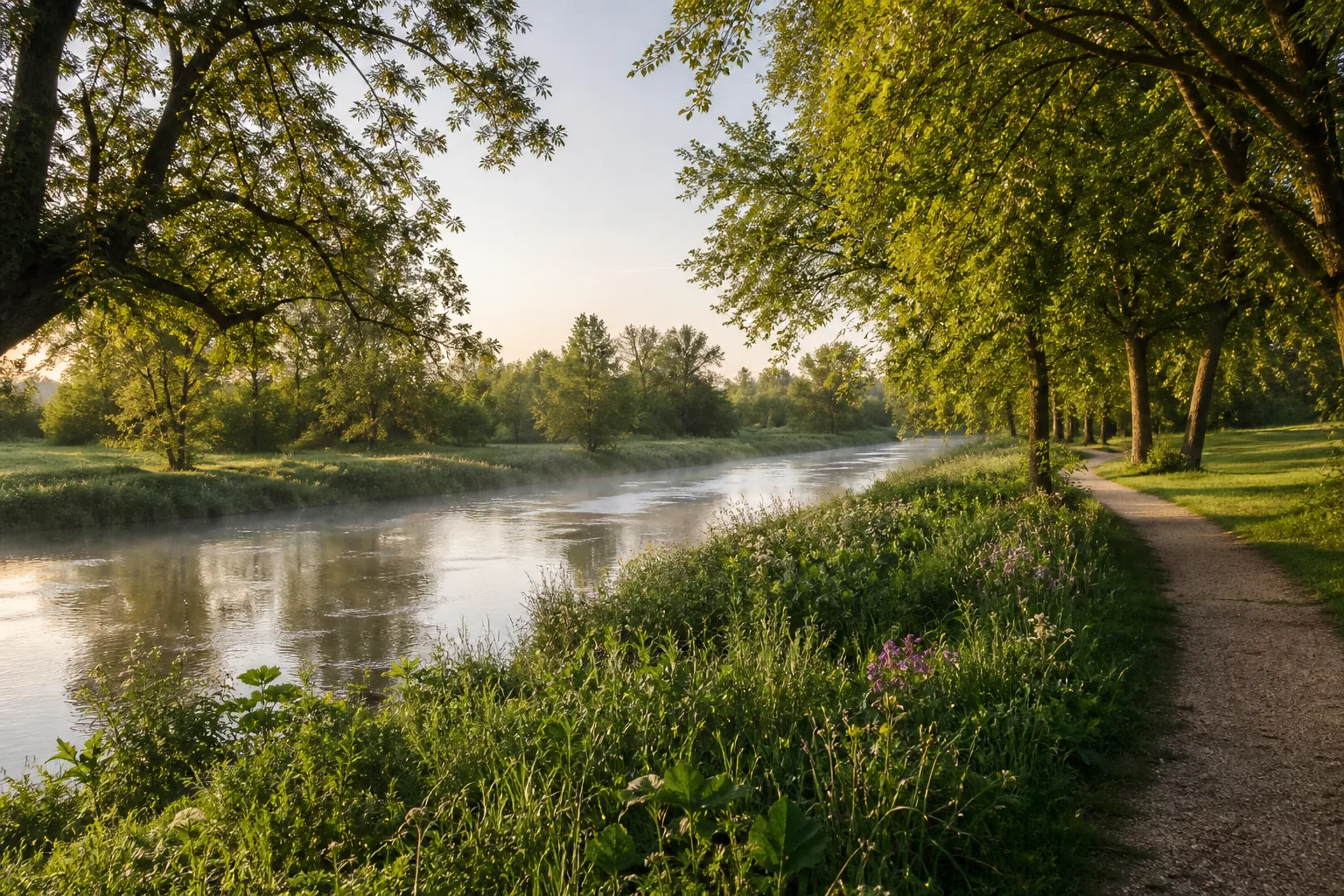 Rheda-Wiedenbrück: Ems und Flora Westfalica beim Wandern