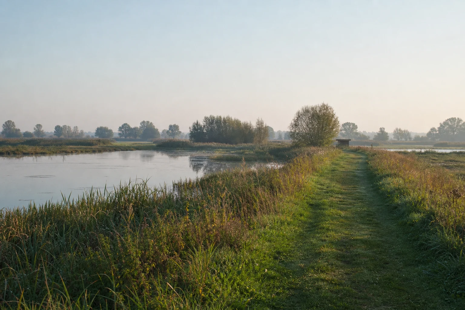 Rietberg: Wanderweg an den Rietberger Fischteichen
