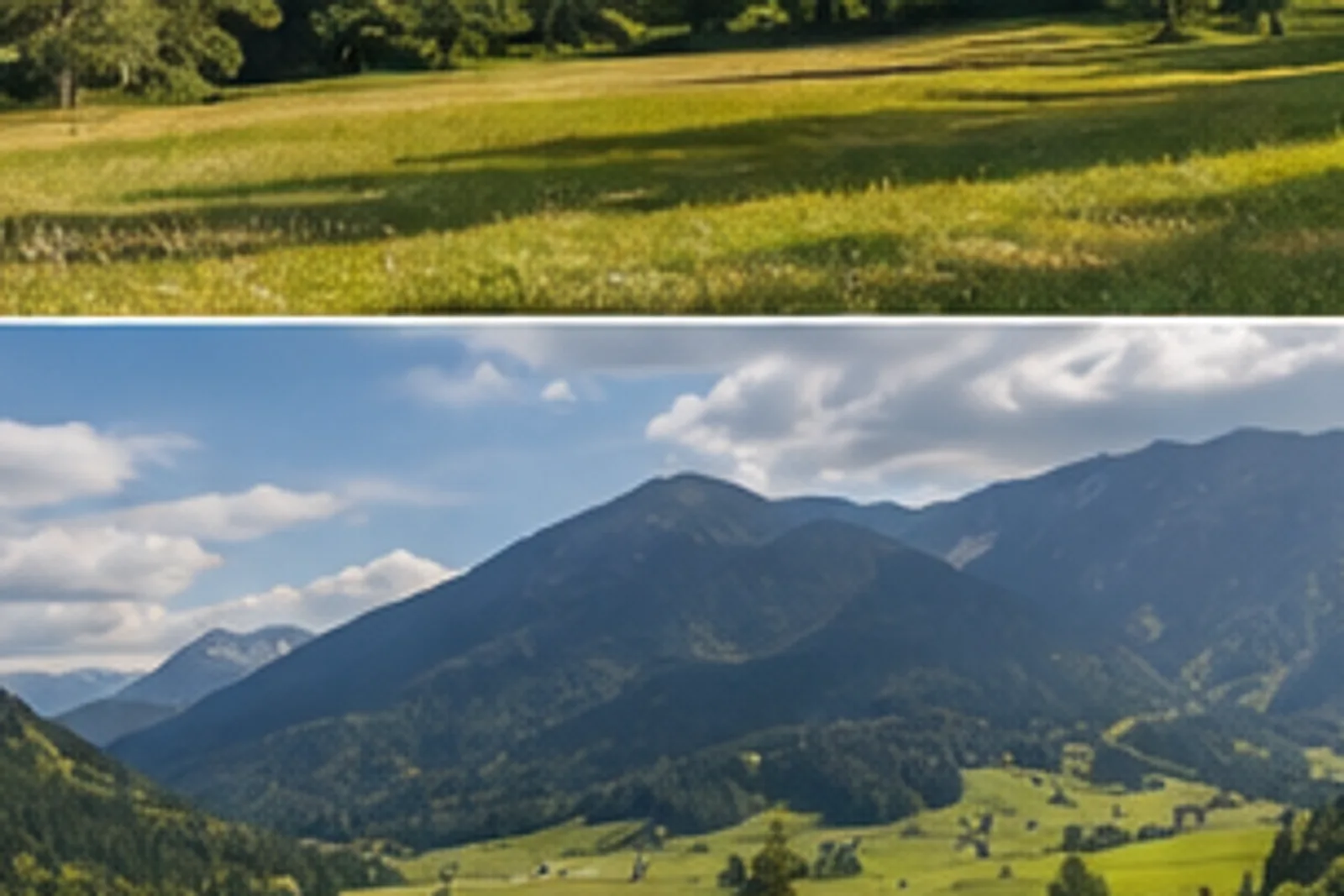 Urschlau: stilles Seitental mit Almwiesen und Waldhängen