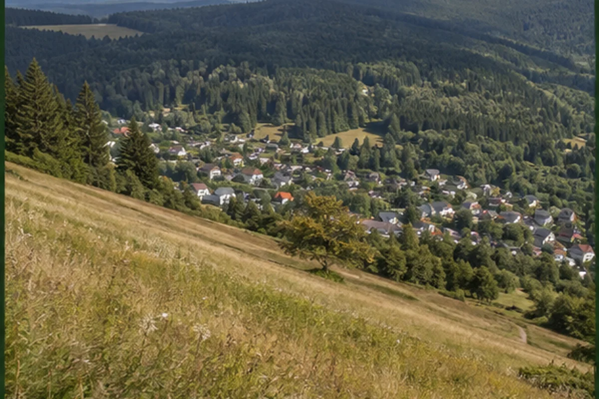 Sankt Andreasberg: Bergwiesen und Wald bei Sankt Andreasberg