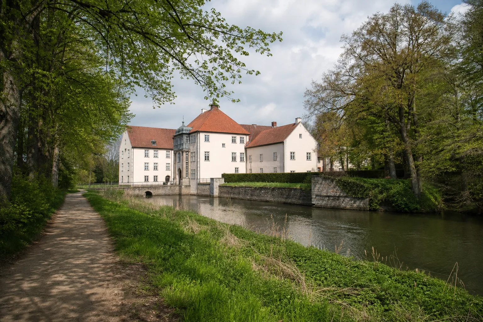 Steverweg am Schloss Senden