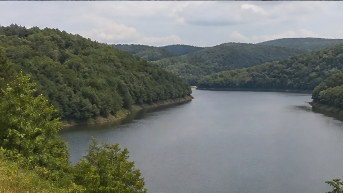 Waldpfad an der Wahnbachtalsperre