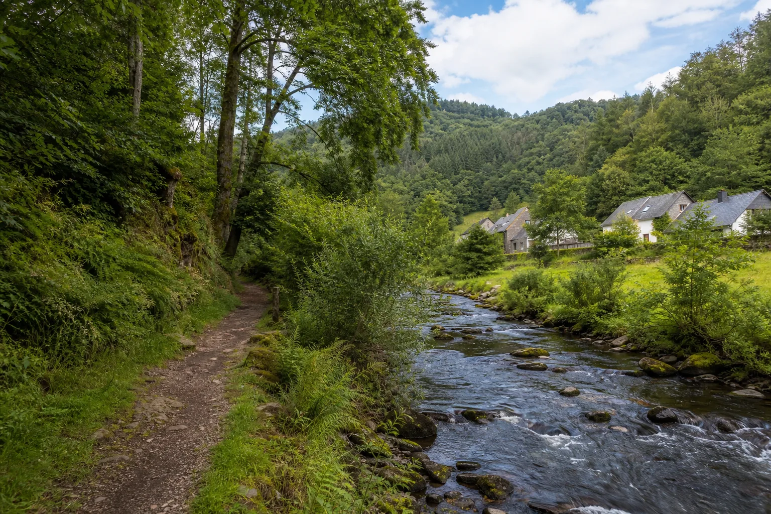Bachweg im Tal von Simmerath-Erkensruhr