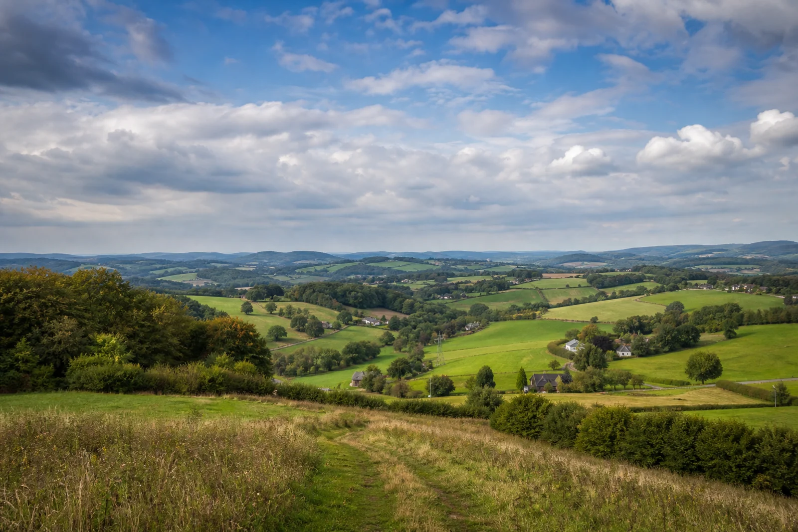 Weiter Höhenweg bei Herzkamp