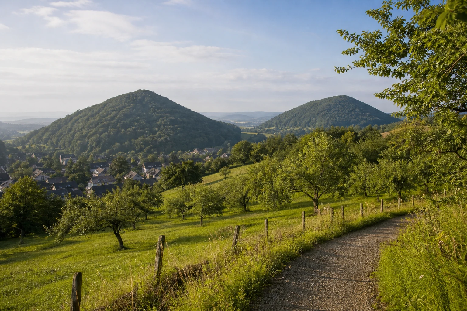 Thomasberg: Vulkanberge bei Thomasberg