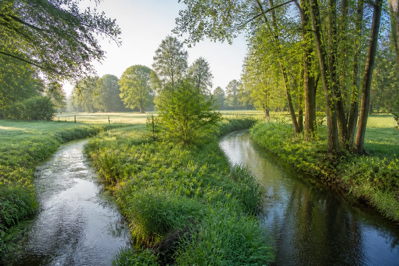 Verl: Ölbachaue beim Wandern in Verl