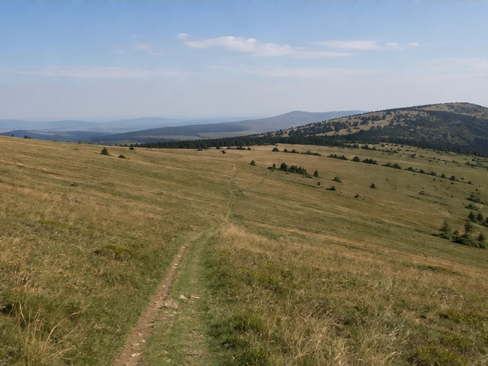 Westhang: weite Wiese über Abtsroda