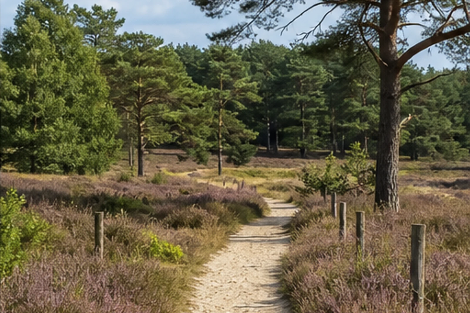 Heide- und Waldlandschaft bei Weeze