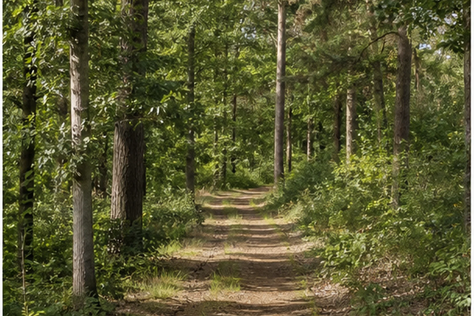 Waldweg bei Dalheim