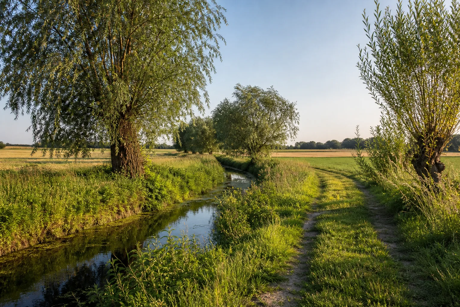 Erftaue und Obstwiesen beim Wandern in Weilerswist